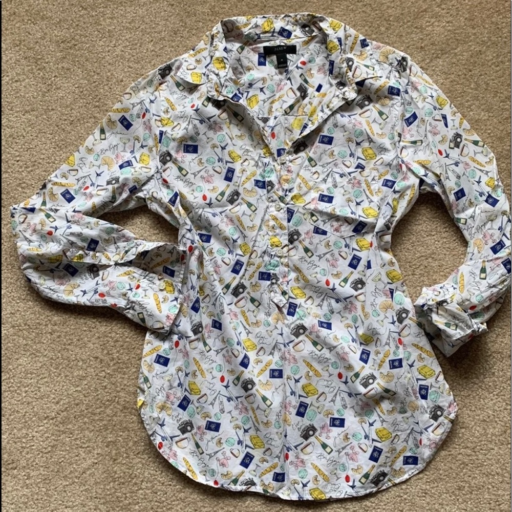 JCrew popover shirt